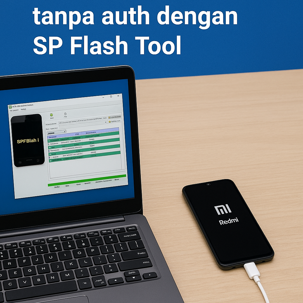 Cara Flash Redmi Note 9 (Merlin) Tanpa Auth Menggunakan SP Flash Tool